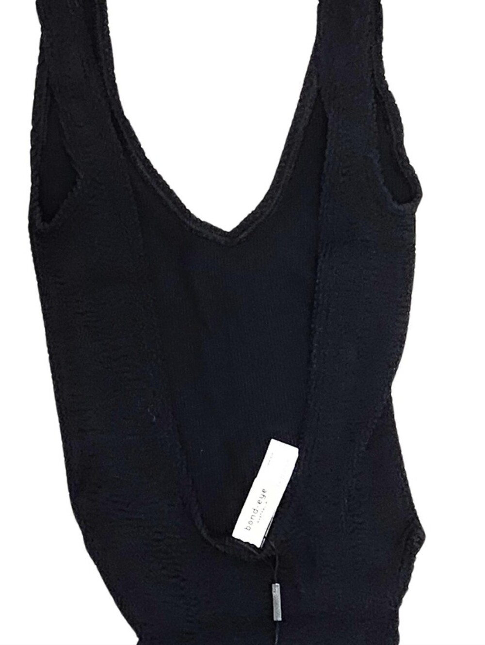 Bond-Eye Mara Swimsuit One-Piece One Size Black Beach Pool Vacation NWT - Picture 5 of 7